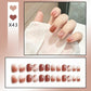 24pcs/box Sweet Short Round/square Head False Nail Art Full Cover