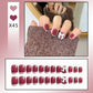 24pcs/box Sweet Short Round/square Head False Nail Art Full Cover