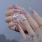 24pcs/box Sweet Short Round/square Head False Nail Art Full Cover