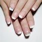 24pcs/box Sweet Short Round/square Head False Nail Art Full Cover