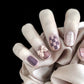 24pcs/box Sweet Short Round/square Head False Nail Art Full Cover