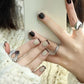 24pcs/box Sweet Short Round/square Head False Nail Art Full Cover
