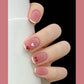 24pcs/box Sweet Short Round/square Head False Nail Art Full Cover