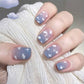 24pcs/box Sweet Short Round/square Head False Nail Art Full Cover