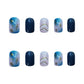 24pcs/box Sweet Short Round/square Head False Nail Art Full Cover