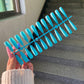 24pcs Mix Colors Matte Super Long Coffin False Nail Ballet Press On