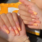 24pcs artifical nails with glue fake nail tips with design Detachable
