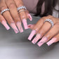 24pcs artifical nails with glue fake nail tips with design Detachable