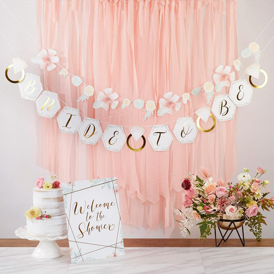 Geometric Floral Bridal Shower Kit
