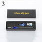 3/7/15 Pcs Glass Pen Set 7ml Colors Ink Floral Crystal Glass Dip Pen