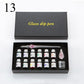 3/7/15 Pcs Glass Pen Set 7ml Colors Ink Floral Crystal Glass Dip Pen