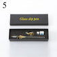 3/7/15 Pcs Glass Pen Set 7ml Colors Ink Floral Crystal Glass Dip Pen