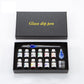3/7/15 Pcs Glass Pen Set 7ml Colors Ink Floral Crystal Glass Dip Pen