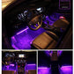 RGB Car LED Light Strips, Sound Activated with Remote Control, 48