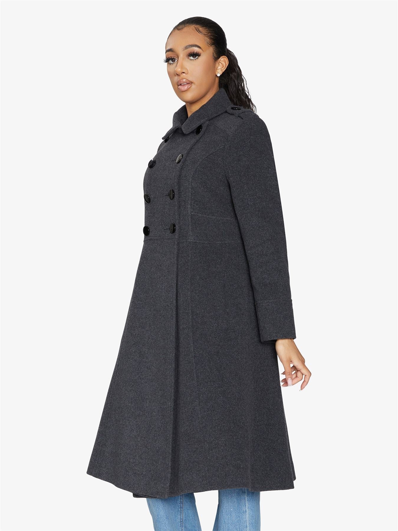 A-Line Double Breasted Coat (2023)
