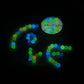 6/8/10/12mm Luminous Beads For Jewelry Making Glow In The Dark Acrylic