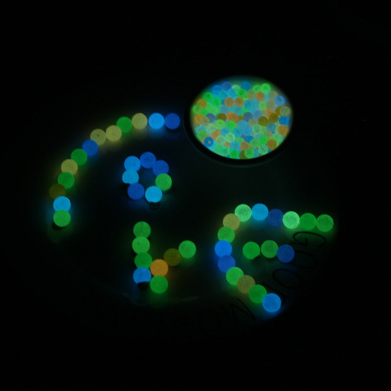 6/8/10/12mm Luminous Beads For Jewelry Making Glow In The Dark Acrylic