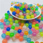 6/8/10/12mm Luminous Beads For Jewelry Making Glow In The Dark Acrylic