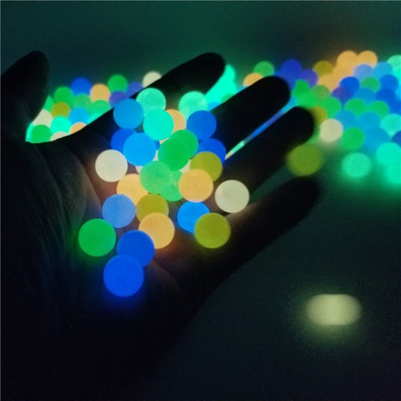 6/8/10/12mm Luminous Beads For Jewelry Making Glow In The Dark Acrylic