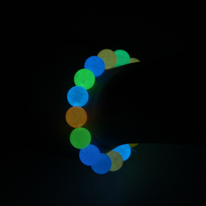 6/8/10/12mm Luminous Beads For Jewelry Making Glow In The Dark Acrylic