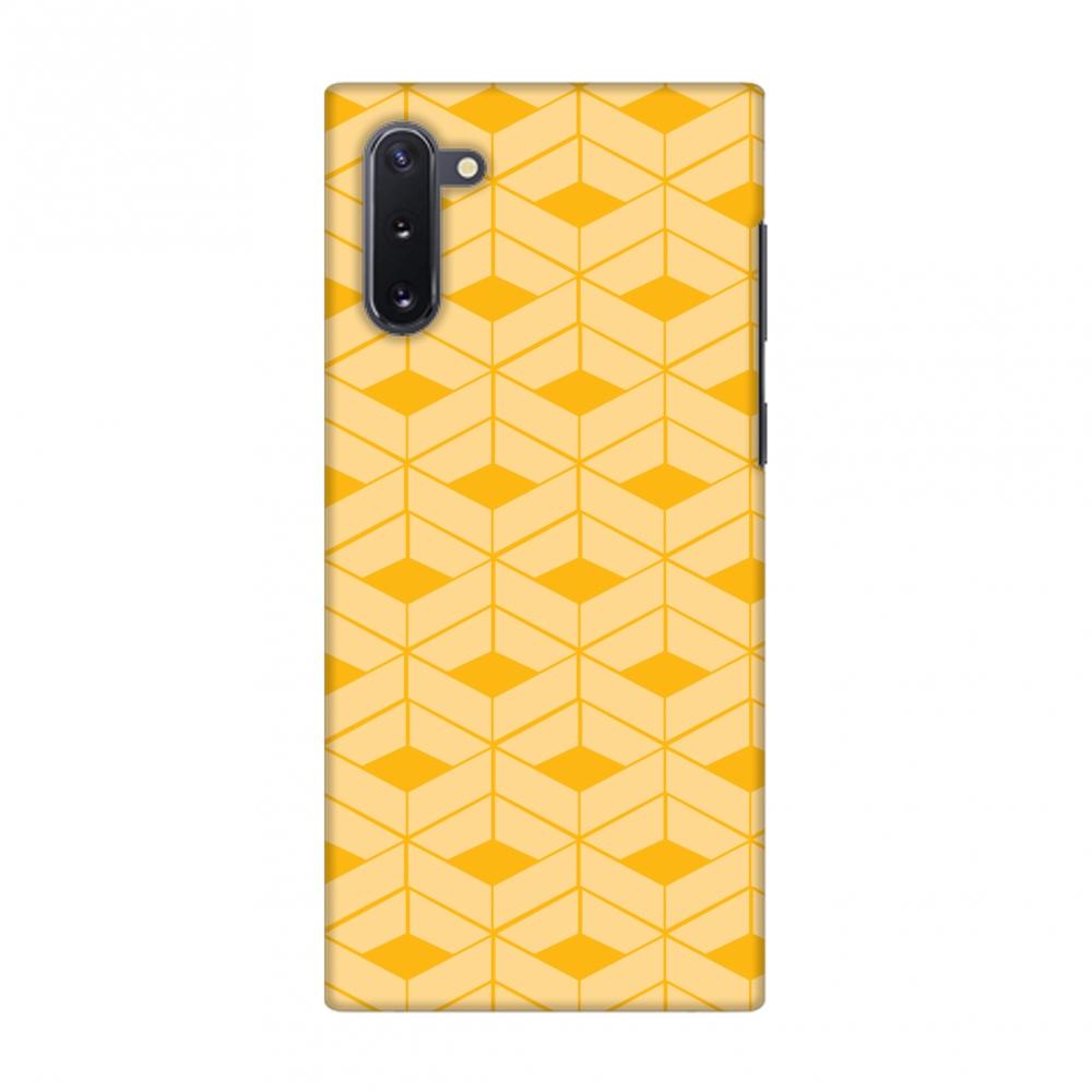 Carbon Fibre Redux Cyber Yellow 8 Slim Hard Shell Case For Samsung