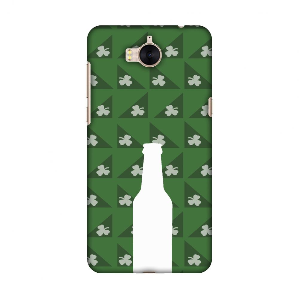 Beer And Pattern With Shemrock - Green Slim Hard