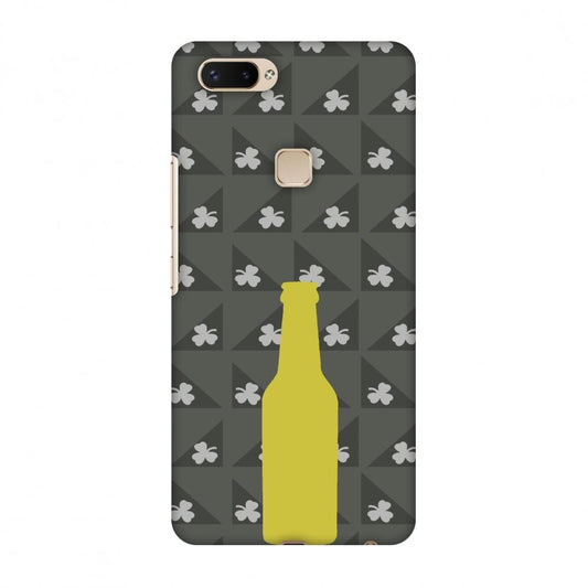 Beer And Pattern With Shemrock - Rust Brown Slim