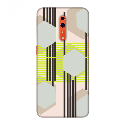 Honeycomb hybrid- Teal and baby pink Slim Hard Shell Case For Oppo
