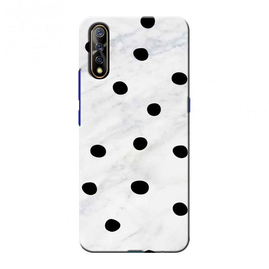 Lady Bug - Black And White Marble Dots Slim Hard