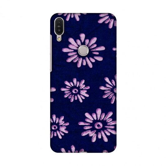 Batik Dyeing Florals - Indigo And Ivory Slim Hard Shell Case For Asus