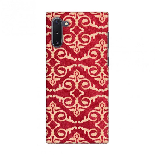 Batik Dyeing Art Deco - Rust Red Slim Hard Shell