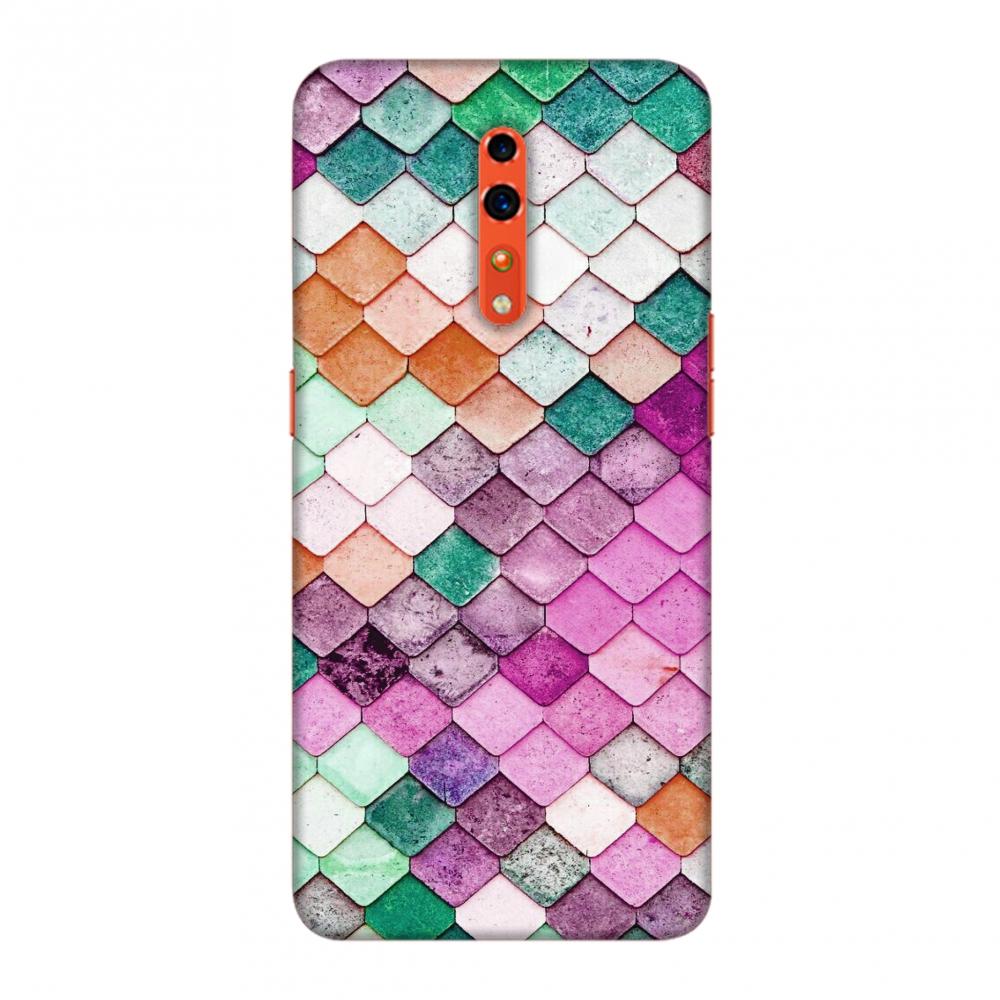 Diamond Lattice Slim Hard Shell Case For Oppo Reno Z