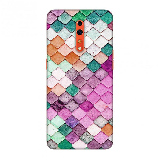 Diamond Lattice Slim Hard Shell Case For Oppo Reno Z