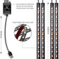 RGB Car LED Light Strips, Sound Activated with Remote Control, 48