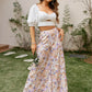 Floral High Waist Culottes
