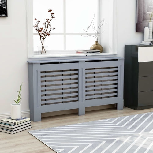 Radiator Cover Anthracite 44.1"x7.5"x31.9" MDF