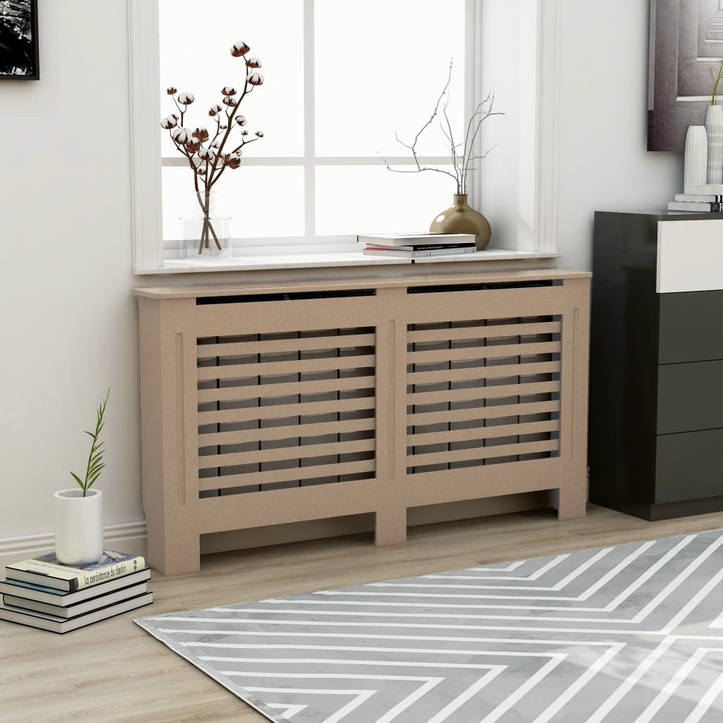 Radiator Cover Anthracite 44.1"x7.5"x31.9" MDF
