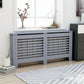 Radiator Cover Anthracite 44.1"x7.5"x31.9" MDF