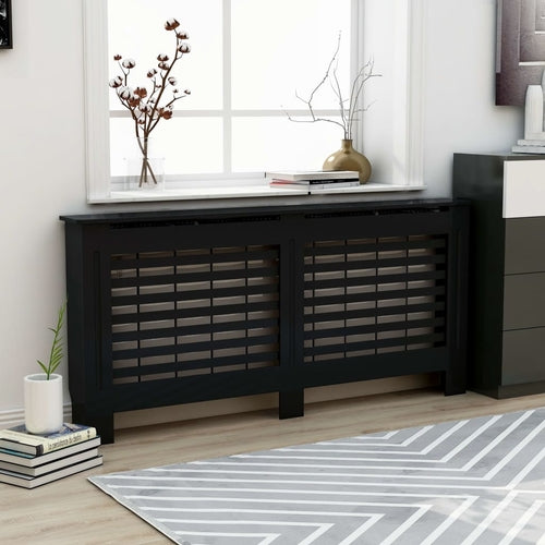 Radiator Cover Anthracite 44.1"x7.5"x31.9" MDF