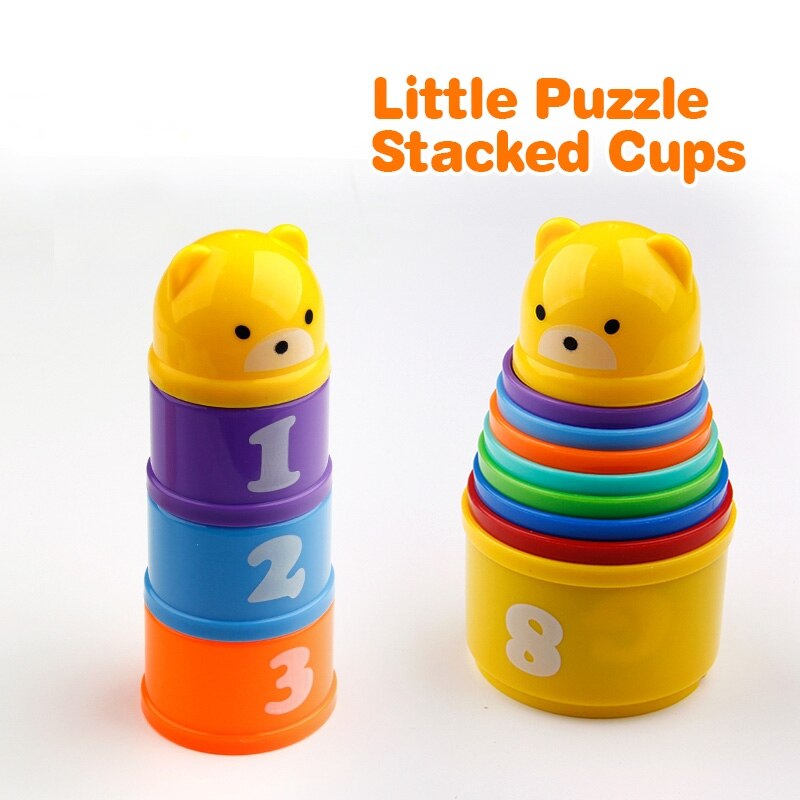 8pcs Montessori Toy Teething Development Infant Early Educational +