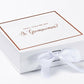 Will You Be My Jr Groomswoman? Proposal Box White -  Border