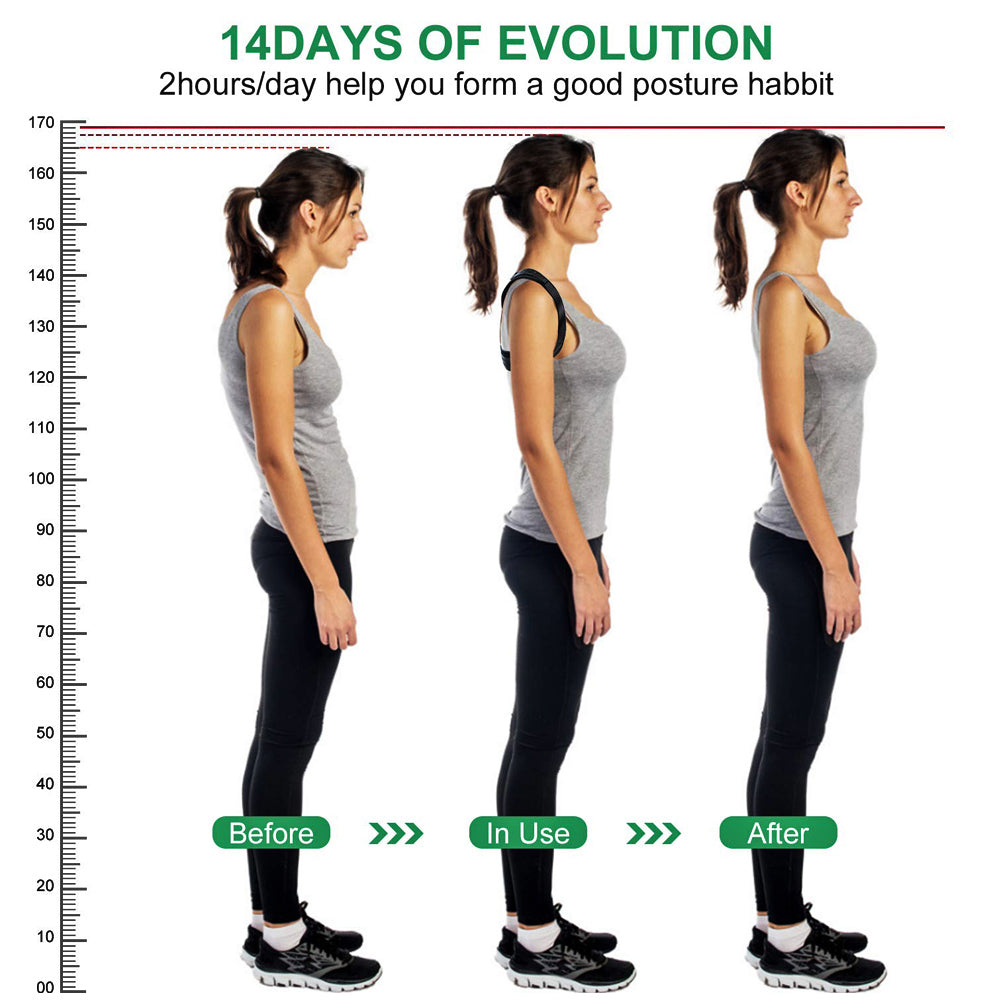 Adjustable Back Shoulder Posture Corrector Belt Clavicle Spine Support