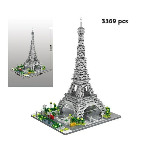 Architecture Big Ben Eiffel Tower London Pair Louvre Micro Building