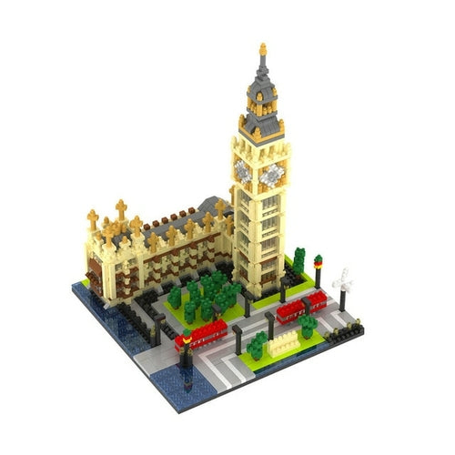 Architecture Big Ben Eiffel Tower London Pair Louvre Micro Building
