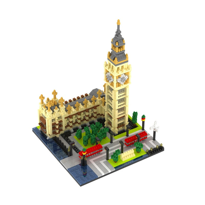 Architecture Big Ben Eiffel Tower London Pair Louvre Micro Building