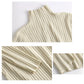 Autumn Turtleneck Warm Korean Vintage Loose Knee Pregnant Woman