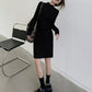 Autumn Winter Half Turtleneck Knitted Warm Korean Fashion Loose
