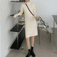 Autumn Winter Half Turtleneck Knitted Warm Korean Fashion Loose