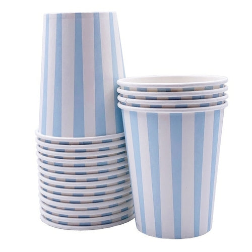 Baby Shower Party Blue Pink Tableware Birthday Party Plate Cup Napkin