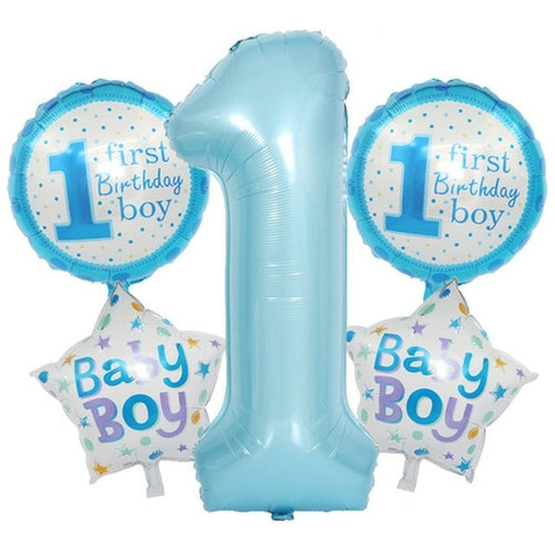 Baby Shower Party Blue Pink Tableware Birthday Party Plate Cup Napkin